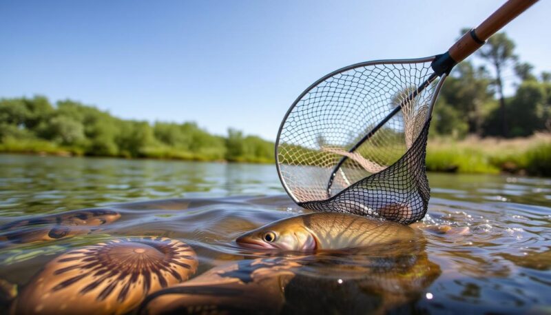 short handle fly fishing nets